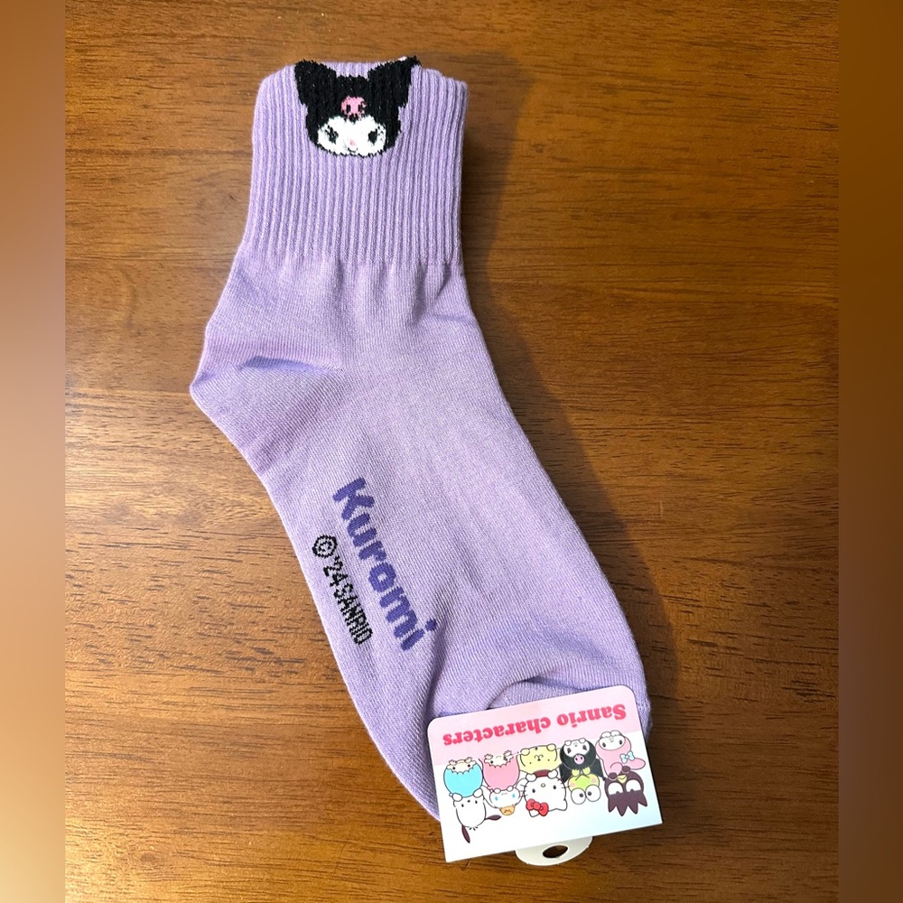 Sanrio Kuromi Lavender Socks